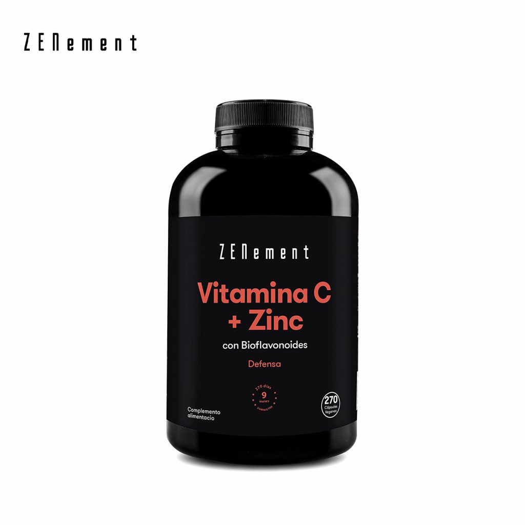 VITAMINA C ZENelements. Antioxidante, colágeno, sistema inmunitario, piel.