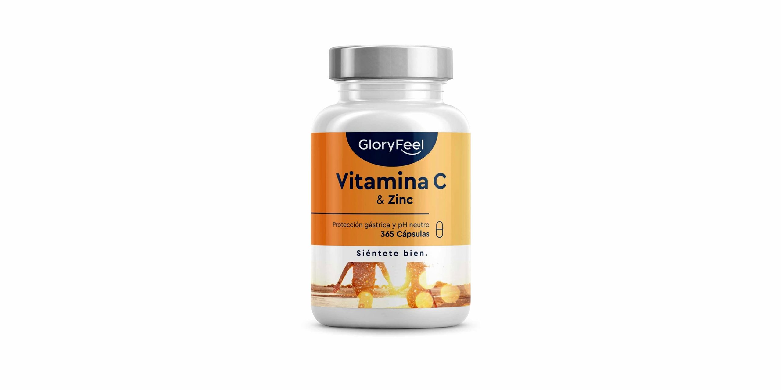 Vitamina C 1000mg + Zinc - 365 Cápsulas Veganas
